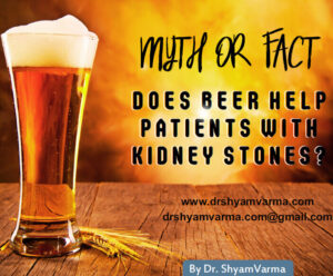 Does beer help patients with kidney stones?