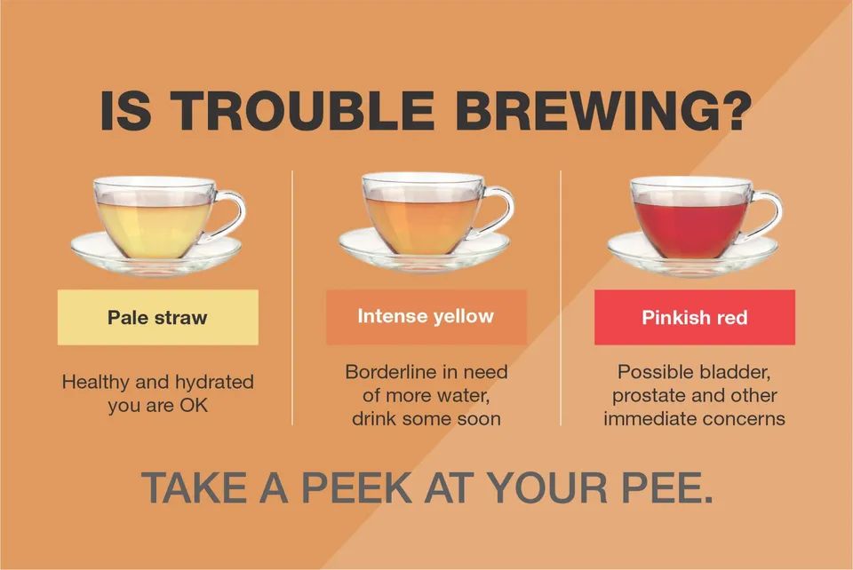 WHAT DOES YOUR URINE COLOUR TELL YOU?